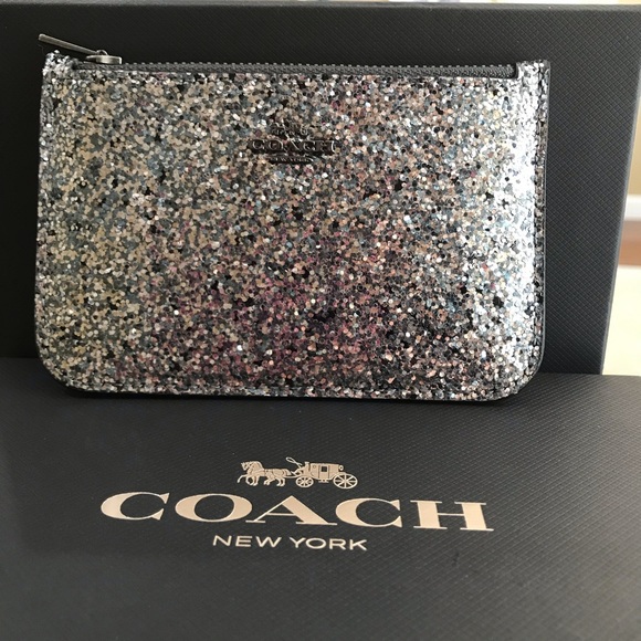 Sale ❗️Coach glitter zip card case - Picture 4 of 8